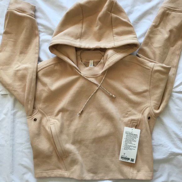 Lululemon Cool Crescent Hoodie Ivory Peach 6 New - Picture 2 of 10